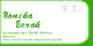 monika berak business card